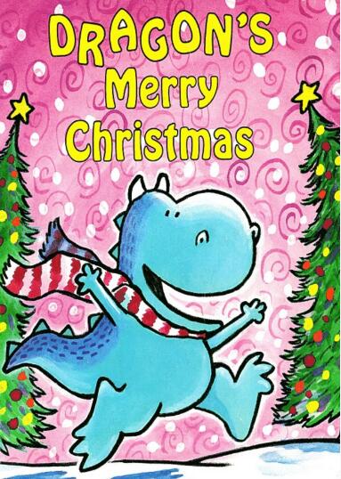美国儿童推荐书《Dragon’s Merry Christmas 小恐龙的圣诞节》PDF