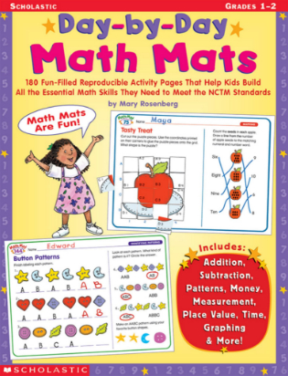 学乐Day-by-Day Math Mats 小学生趣味数学英文原版练习册G1-2