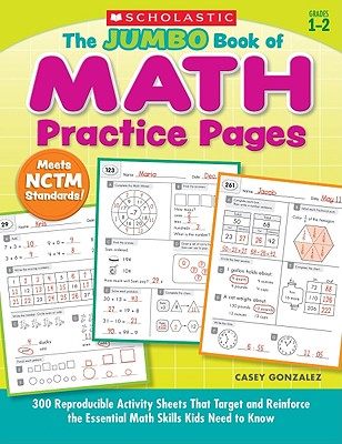 学乐小学低年级英文原版综合数学练习册《The Jumbo Book of Math Practice Pages》总共336页PDF