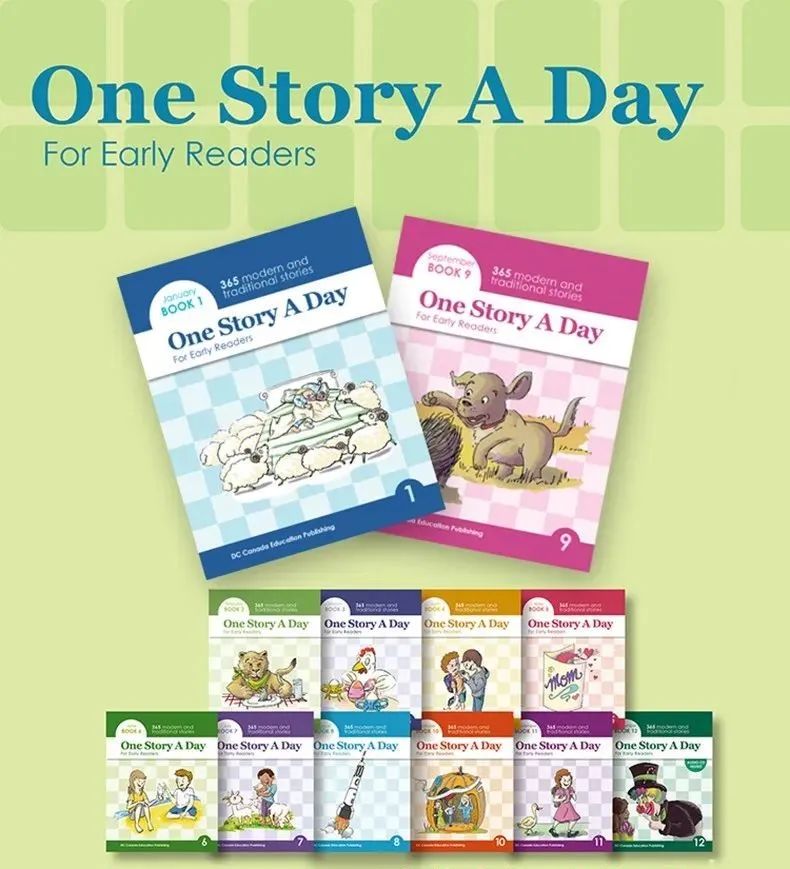 一套使读者终身受益的故事丛书《One Story A Day》从幼儿园到初中  PDF+音频