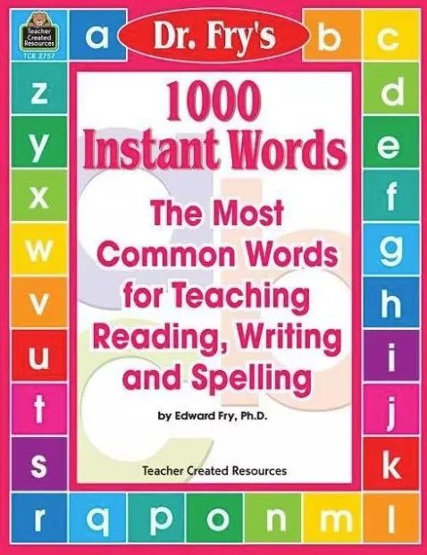 美国小学生阅读与写作核心1000词汇《FRY INSTANT WORDS》185个PDF