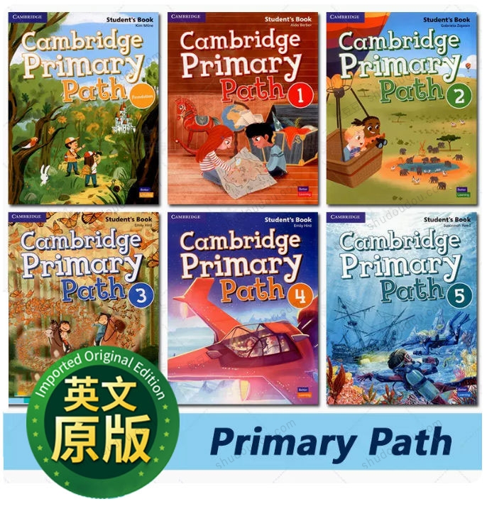 剑桥少儿综合教材《Cambridge Primary Path》共7个级别 全套学生书+活动手册+学生书音频