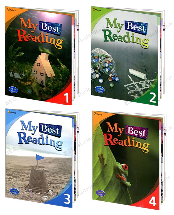 阅读专项提升教材《My Best Reading》1-4级 学生用书+音频+教师资源包