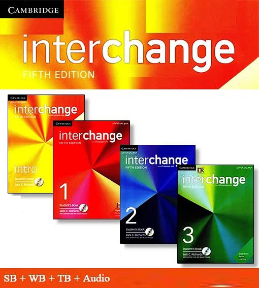 剑桥国际英语《Interchange》教程第五版全套（学生用书+老师用书+练习册+视听活动书+音频）