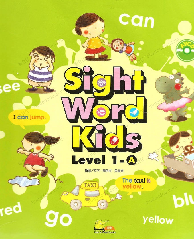 适合幼儿的高频词教材《sight word kids》L1-5全套PDF书籍+视频动画