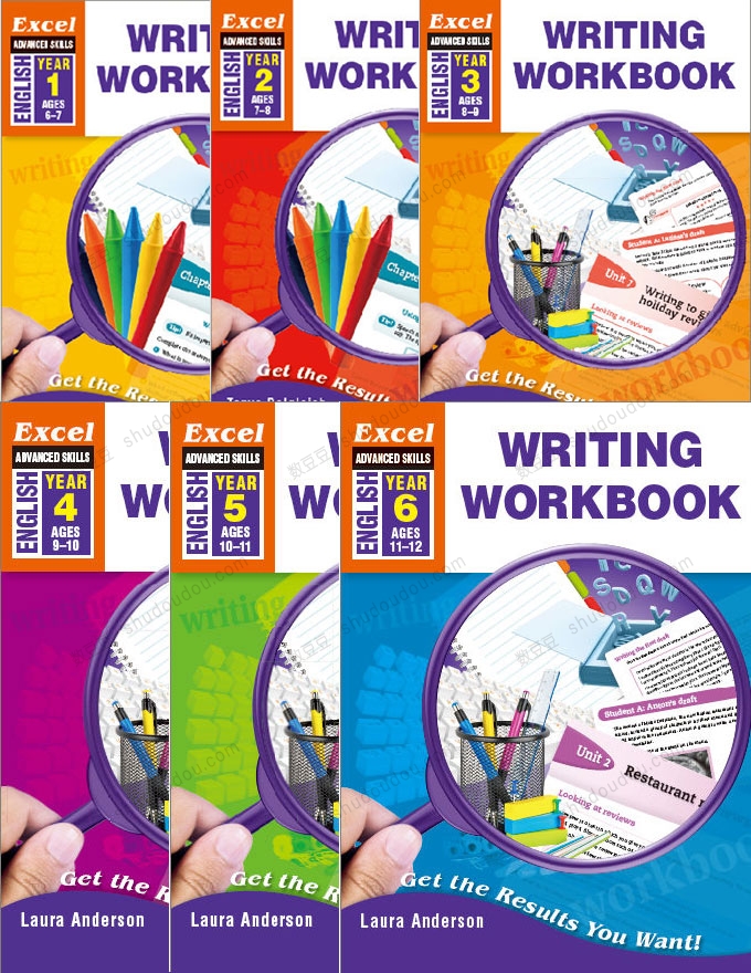 写作练习册《Writing Workbook》G1-6全6册带答案 来自澳大利亚的原版练习册