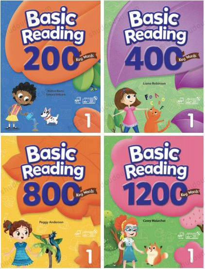 英语词汇教材《Basic Reading》200 400 800 1200全套(学生书+教师书+练习册+音频等)