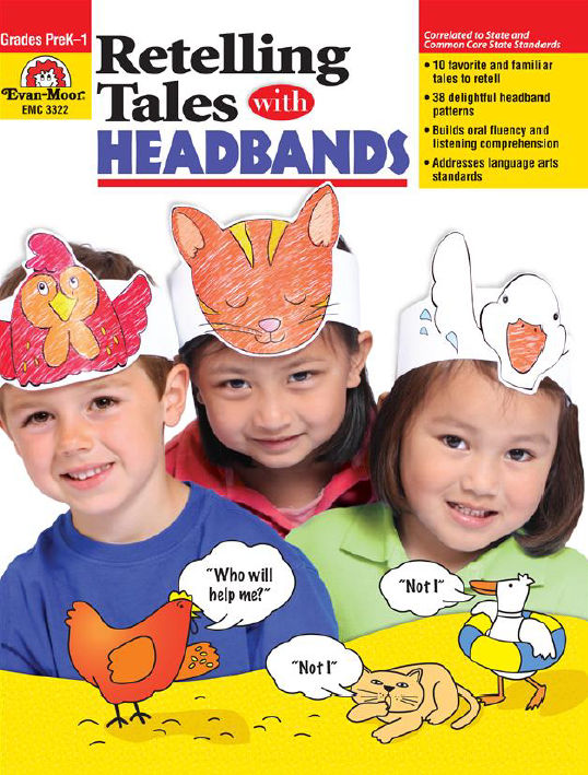 Evan Moor出版的适合亲子共读和复述表演的故事书《Retelling Tales with Headbands》