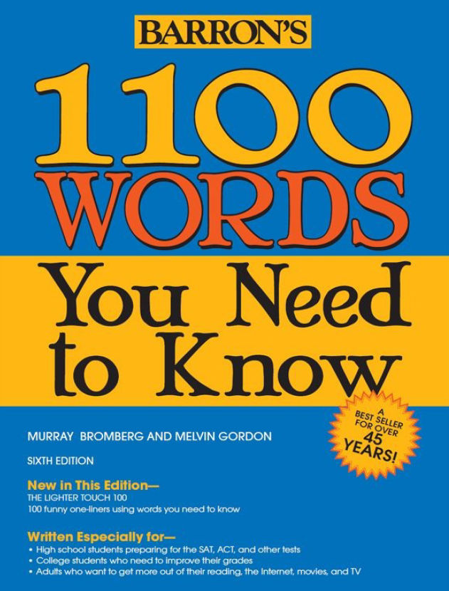 厉害了,豆瓣评分9.9的词汇书《1100 Words You Need to Know》PDF+音频,当之无愧的一本畅销书籍