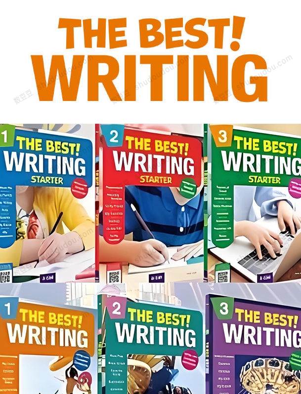 美国原版写作入门教材《The Best Writing》全新对标蓝思英文写作,学生书+音频+测试卷+答案,启蒙阶段3册,小学阶段3册